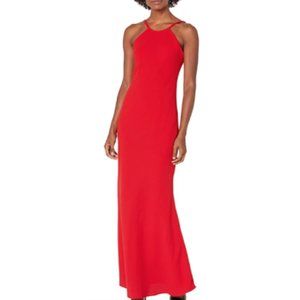 Calvin Klein Women's Dress Red Sz 4 Halter